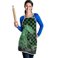 Japanese Asanoha Pattern Apron Water Breathing Slayer Dragon - Polynesian Pride