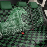 Japanese Asanoha Pattern Back Car Seat Cover Water Breathing Slayer Dragon - Polynesian Pride