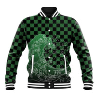 Japanese Asanoha Pattern Baseball Jacket Water Breathing Slayer Dragon - Polynesian Pride