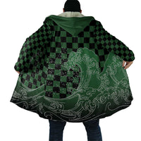 Japanese Asanoha Pattern Cloak Water Breathing Slayer Dragon - Polynesian Pride