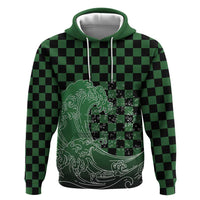 Japanese Asanoha Pattern Hoodie Water Breathing Slayer Dragon - Polynesian Pride