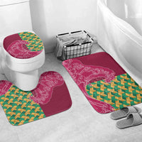 Japanese Bishamon-Kikkou Pattern Bathroom Set Water Pillar Silent River Flow - Polynesian Pride