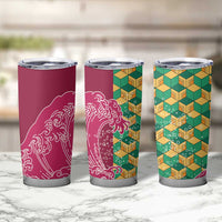 Japanese Bishamon-Kikkou Pattern Tumbler Cup Water Pillar Silent River Flow - Polynesian Pride