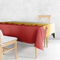 Japanese Kaen Pattern Tablecloth Flame Pillar Blazing Lion Heart - Polynesian Pride