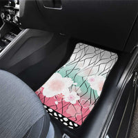 Japanese Kocho Pattern Car Mats Insect Pillar Butterfly Flower Fairy - Polynesian Pride