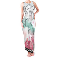 Japanese Kocho Pattern Family Matching Tank Maxi Dress and Hawaiian Shirt Insect Pillar Butterfly Flower Fairy - Polynesian Pride