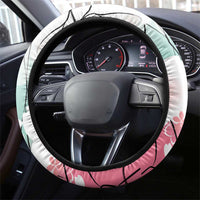 Japanese Kocho Pattern Steering Wheel Cover Insect Pillar Butterfly Flower Fairy - Polynesian Pride