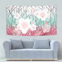 Japanese Kocho Pattern Tapestry Insect Pillar Butterfly Flower Fairy - Polynesian Pride