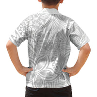 Personalised Samoa Lotu Tamait Hawaiian Shirt Tropical Plant White Sunday With Polynesia Pattern LT9 - Polynesian Pride