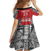 Custom Tonga Rugby Mate Ma'a Family Matching Off The Shoulder Long Sleeve Dress and Hawaiian Shirt Tonga XIII Make History Pacific Champions LT9 - Polynesian Pride