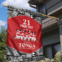 Custom Tonga Rugby Mate Ma'a Garden Flag Tonga XIII Make History Pacific Champions