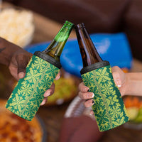 Hawaii Lei with Tribal Quilt Motif 4 in 1 Can Cooler Tumbler