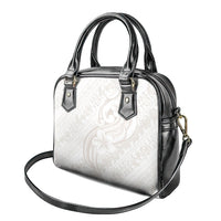 Hawaii Plumeria Lokelani Pikake Lei Shoulder Handbag Sandy Beige Polynesian Tattoo LT9 - Polynesian Pride