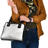 Hawaii Plumeria Lokelani Pikake Lei Shoulder Handbag Sandy Beige Polynesian Tattoo LT9 - Polynesian Pride