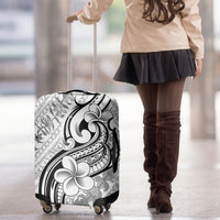 Hawaii Plumeria Lokelani Pikake Lei Luggage Cover Ele'ele Polynesian Tattoo