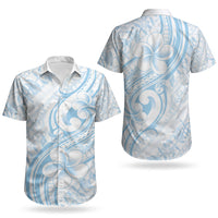 Hawaii Plumeria Lokelani Pikake Lei Couples Matching Tank Maxi Dress and Hawaiian Shirt Uliuli Polynesian Tattoo LT9 - Polynesian Pride