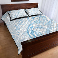 Hawaii Plumeria Lokelani Pikake Lei Quilt Bed Set Uliuli Polynesian Tattoo