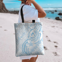 Hawaii Plumeria Lokelani Pikake Lei Tote Bag Uliuli Polynesian Tattoo