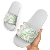 Hawaii Plumeria Lokelani Pikake Lei Slide Sandals Oma'oma'o Polynesian Tattoo