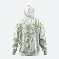 Hawaii Plumeria Lokelani Pikake Lei Zip Hoodie Oma'oma'o Polynesian Tattoo
