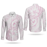 Hawaii Plumeria Lokelani Pikake Lei Couples Matching Tank Maxi Dress and Long Sleeve Button Shirt Poni Mama Polynesian Tattoo LT9 - Polynesian Pride