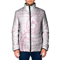 Hawaii Plumeria Lokelani Pikake Lei Padded Jacket Poni Mama Polynesian Tattoo