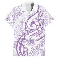 Hawaii Plumeria Lokelani Pikake Lei Hawaiian Shirt Poni Polynesian Tattoo LT9 Purple - Polynesian Pride