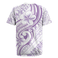 Hawaii Plumeria Lokelani Pikake Lei Rugby Jersey Poni Polynesian Tattoo