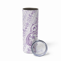 Hawaii Plumeria Lokelani Pikake Lei Skinny Tumbler Poni Polynesian Tattoo