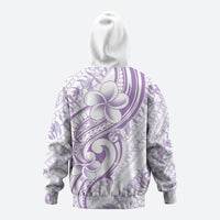 Hawaii Plumeria Lokelani Pikake Lei Zip Hoodie Poni Polynesian Tattoo