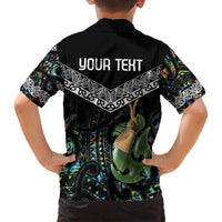 Personalised Maori Manaia Family Matching Summer Maxi Dress and Hawaiian Shirt New Zealand Tribal Hei Matau Papua Shell