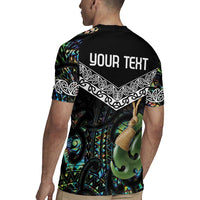 Personalised Maori Manaia Rugby Jersey New Zealand Tribal Hei Matau Papua Shell