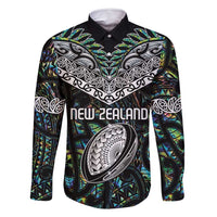 Custom New Zealand Family Matching Mermaid Dress and Hawaiian Shirt Maori Rugby Tattoo Papua Shell