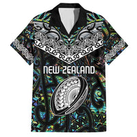 Custom New Zealand Family Matching Summer Maxi Dress and Hawaiian Shirt Maori Rugby Tattoo Papua Shell
