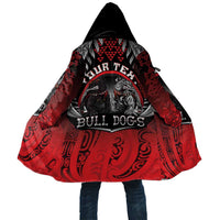 Aotearoa Bulldog Personalised Cloak Maori Kowhaiwhai Motif - Polynesian Pride