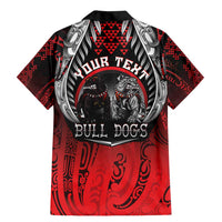Aotearoa Bulldog Personalised Family Matching Mermaid Dress and Hawaiian Shirt Maori Kowhaiwhai Motif LT9 - Polynesian Pride