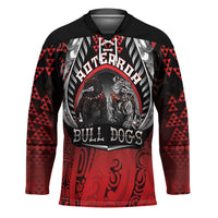 Aotearoa Bulldog Personalised Hockey Jersey Maori Kowhaiwhai Motif - Polynesian Pride