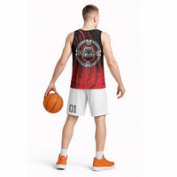 Aotearoa Bulldog Basketball Jersey New Zealand Kowhaiwhai Tribal - Polynesian Pride
