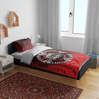 Aotearoa Bulldog Bedding Set New Zealand Kowhaiwhai Tribal