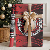 Aotearoa Bulldog Wrapping Paper New Zealand Kowhaiwhai Tribal - Polynesian Pride