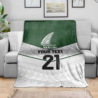 Custom New Zealand Maori Niho Taniwha Blanket
