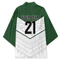 Custom New Zealand Maori Niho Taniwha Kimono - Polynesian Pride