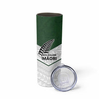 Custom New Zealand Maori Niho Taniwha Skinny Tumbler