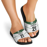 Custom New Zealand Maori Niho Taniwha Slide Sandals - Polynesian Pride