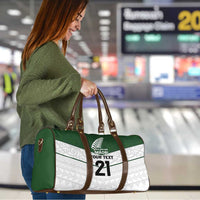Custom New Zealand Maori Niho Taniwha Travel Bag - Polynesian Pride