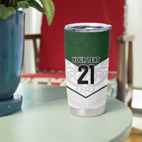 Custom New Zealand Maori Niho Taniwha Tumbler Cup