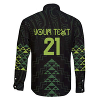 Custom New Zealand Maori Koru Koiri Motif Family Matching Short Sleeve Bodycon Dress and Hawaiian Shirt