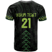 Custom New Zealand Maori Koru Koiri Motif T Shirt