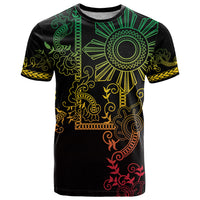 Filipino Sun Tribal Tattoo T Shirt Philippines Inspired Barong Reggae Art