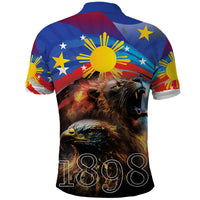 Philippines Lion and Eagle 1898 Polo Shirt Pilipinas Maligayang Araw ng Kalayaan